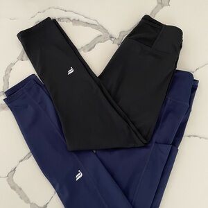 Fabletics Women’s Leggings Bundle – Black & Navy, Size S
